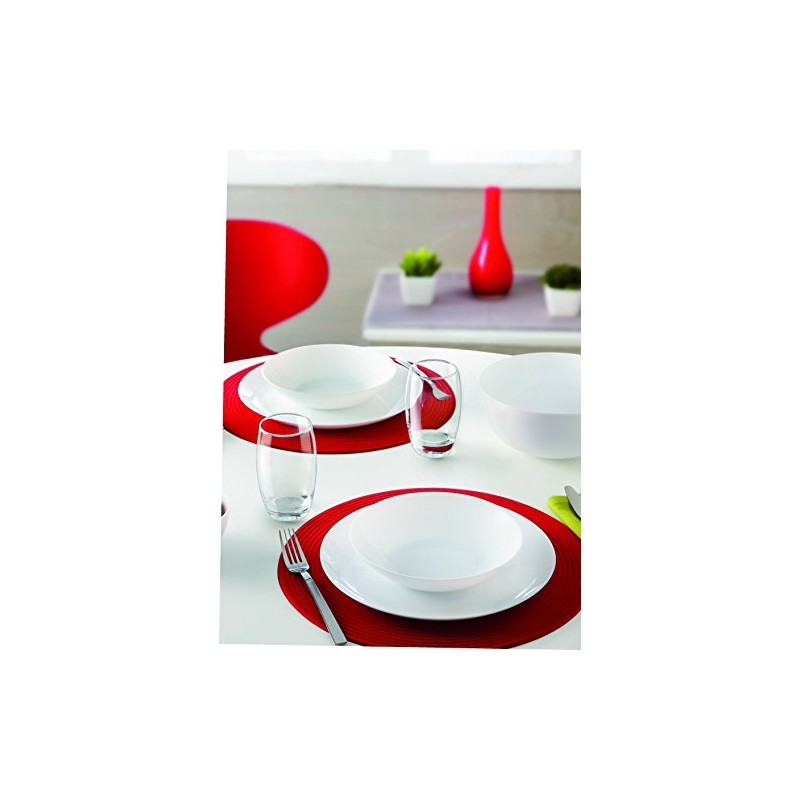 Dajar Diwali Oval Platter 33 x 25 cm, White, 33