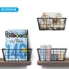 MaraFansie Hanging Kitchen Baskets Wire Storage Basket Over the Cabinet