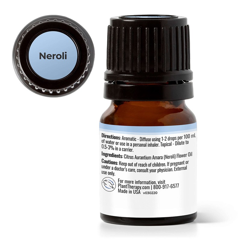 Plant Therapy Neroli Essential Oil 2.5 mL (1/12 oz) 100%
