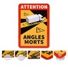 Angles Morts sign for France, sticker or magnetic, with truck