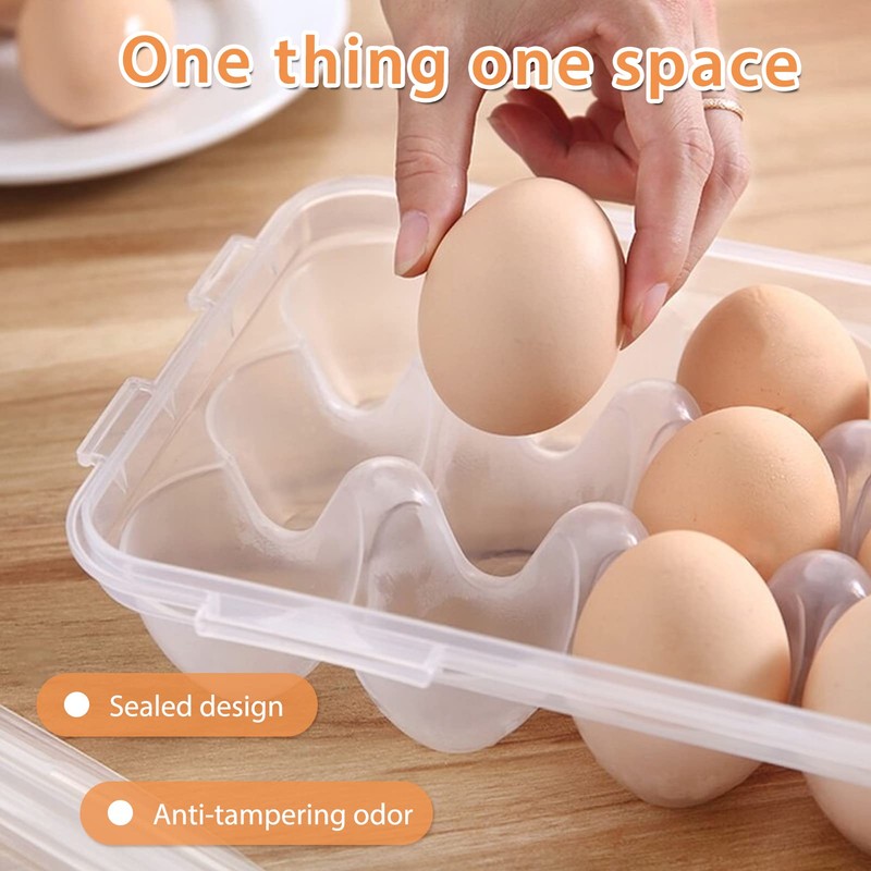 Plastic Egg Box Egg Box for 18 Eggs Egg Container