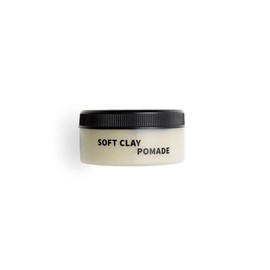 Rudy's Soft Clay Pomade - Lightweight and Pliable All Day Hold - Paraben Free - for Waves and Texture (2.2 oz)