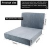 Lxztayuk 20x20x4 Inch Recliner Cushions for Elderly, Gray Extra Large