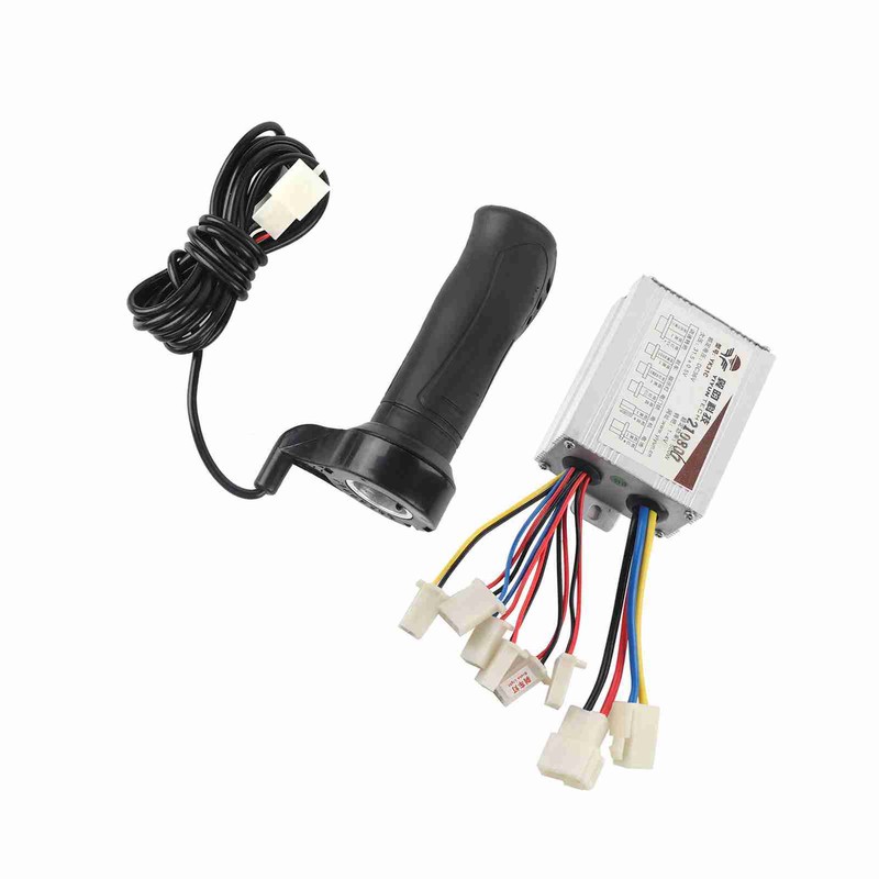500W Motor Brushed Speed Controller &amp; Throttle Grip for Electric
