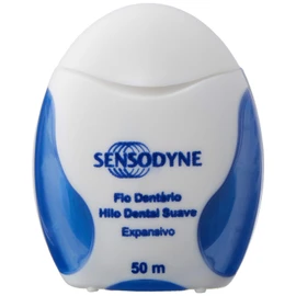 Sensodyne, Expansive weiche Zahnseide mit Fluor und frischem Minzgeschmack, für Menschen mit Zahnempfindlichkeit, 50 m