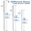ORRDICE Large-Eye Blunt Needles, Stainless Steel Yarn Knitting Needles, Sewing