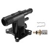 HEROFFIX Engine Coolant Water Outlet Connect Adapter w/Temp Sensor Replacement