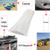 40pcs white Polypropylene (PP) Plastic Welding Rods - 1/8 Inch