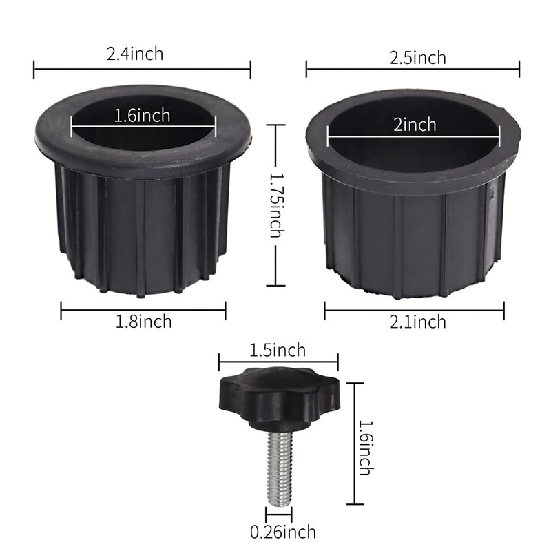 DGQ Patio Umbrella Base Stand Hole Ring Plug Cover 6