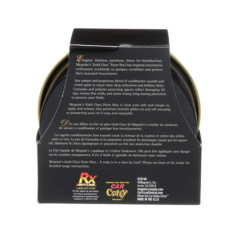 Meguiar's Gold Class Carnauba Plus Premium Paste Wax, 311g -