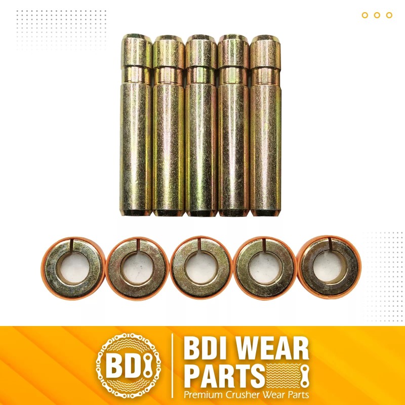 BDI Wear Parts 5-Pack Bucket Teeth Pins & Retainers 8E6358,