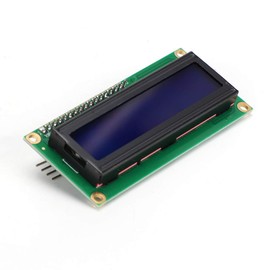 Ciglow Módulo de Pantalla LCD, 3.3V 1602 Adaptador de Interfaz de módulo IIC I2C de Pantalla LCD para Arduino Raspberry pi, luz de Fondo Azul