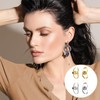 RYMAUP 4 Pieces Earring Backs, Stud Earrings, Earring Backs, Metal