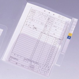 Lihit Lab HK2201 Header Paper, Long Type, TD 2-Digit Printing Type, 100 Sheets