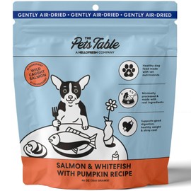 The Pets Table Salmon & Whitefish with Pumpkin Grain Free Air Dried Dog Food, 48-Ounce Bag