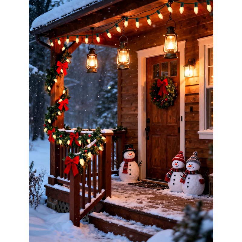 C9 Christmas Lights Outdoor 25FT - Commercial Grade LED String