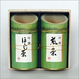 Respect for the Aged Day Isecha Premium Sencha Roasted Green Tea Set (Mie Prefecture Green Tea Japanese Tea Leaf Tea Gift Set, Gift, Promotional Product, Direct from Production Area)