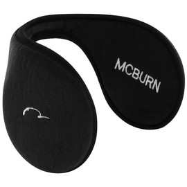 McBURN Earband Basic Ohrenwärmer Damen/Herren - ohrenwärmend Ohrenband Herren Herbst-Winter - One Size schwarz