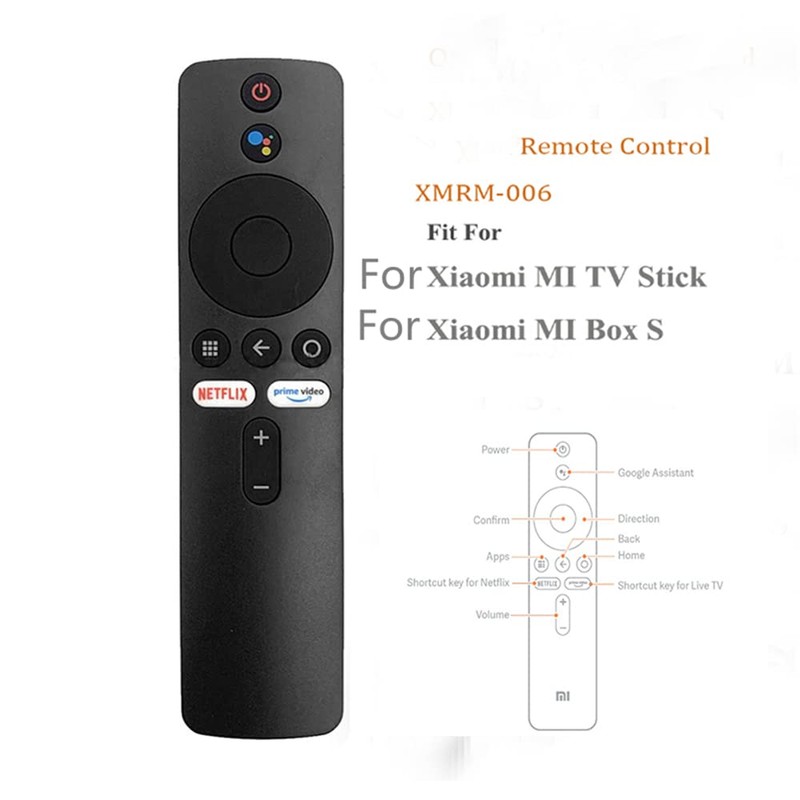 TV Remote Control Compatible for Xiaomi MI Box S XMRM-006