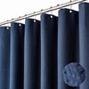Dynamene Extra Long Shower Curtain,96 Inch Long Waffle Weave Heavy