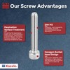 Kozelo 8pcs Socket Head Cap Screws - [M10-1.5 x 55mm]