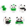 ASUNFO 30 Pcs Panda Push Pins Cute Decorative Thumb Tacks