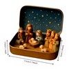 Handmade Mini Nativity Scene Set – Portable Pocket Size Christmas
