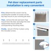 Pet Door Flap Bracket for PetSafe Freedom Aluminum Door (Size
