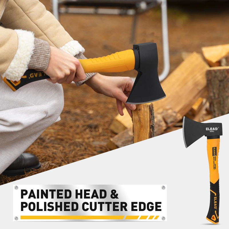 ELEAD 6-Piece Mallet Hammer Set, Fiberglass Handle Forge Steel Head,