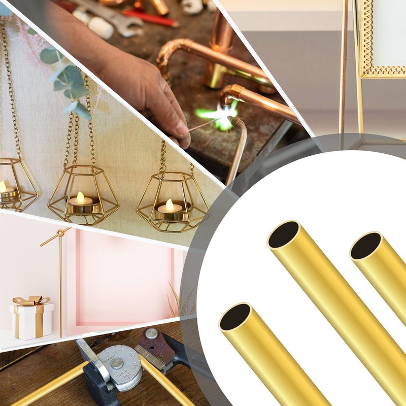 LAVMHAB Brass Pipe 4.5 mm OD/Outer Diameter x 0.5 mm