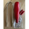For Schwinn 20" RED Lowrider Vinyl Bicycle BANANA SEAT Sparkle