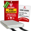 451HERO Emergency Fire Blanket – 1 Pack, Triple Certified, Comfort