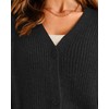 Arach&Cloz Women's Cardigan Sweaters 2025 Fall Mohair Wool Blend Lightweight