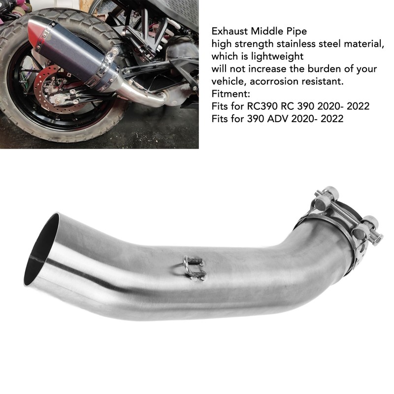 Motorcycle Exhaust Middle Pipe Stainless Steel Mid Link Exhaust System