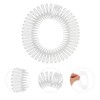 FOMIYES 12pcs Elastic Hair Combs for Women Flexible Circle Clips