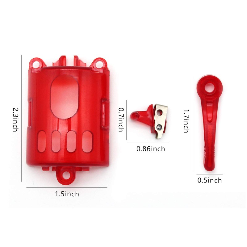 Anrom Hair Clipper Accessories DIY 3PCS, Replacement Dial Button, Switch,