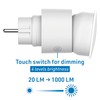 Electraline 58047 IP44 LED Spotlight with 4 Adjustable Brightness Levels