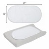TILLYOU Waterproof Changing Pad Liners 6 Pack, 100% Cotton Reusable