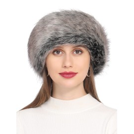 Rulala Fancy Faux Fur Headband for Women Winter Earwarmer Earmuff with Elastic(Multicoloured)