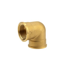 Gardena Brass Elbow with Female Thread: Elbow with 42 mm (G 1 1/4 Inch) Thread, for Changing Direction of Pipes or Hoses (7282-20)