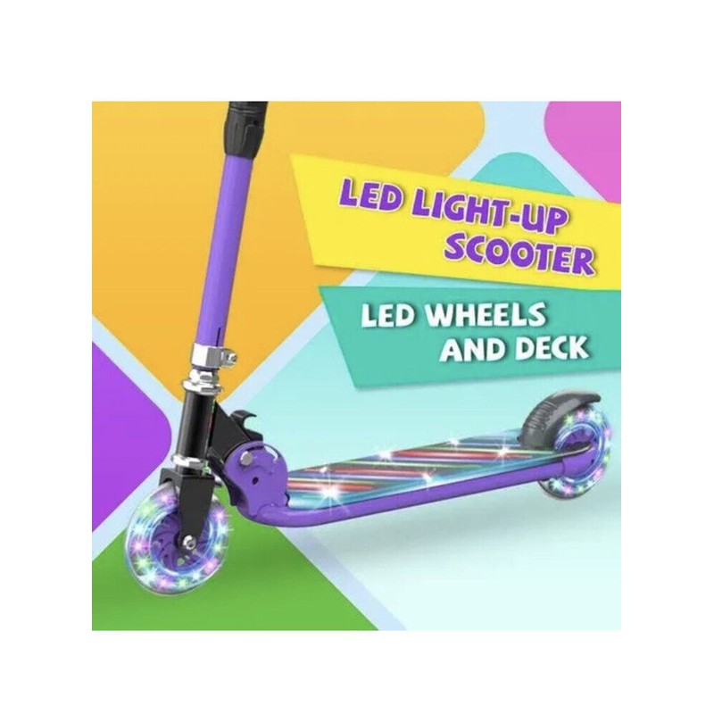 HOVERSTAR LED Light-Up Scooter Hoverstar Purple Sealed