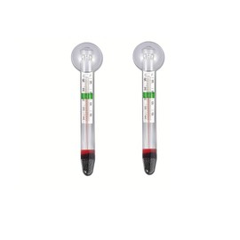 LABO Floating Aquarium Thermometer – Glass - Mercury Free – Safe for Freshwater and Saltwater Fish