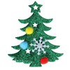 30Pcs Christmas Tree Felt Wall Hanging Door Murals Kids Gifts