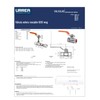 URREA 560.19 Válvula de Esfera Roscable 600 WOG 3/4”, Válvula