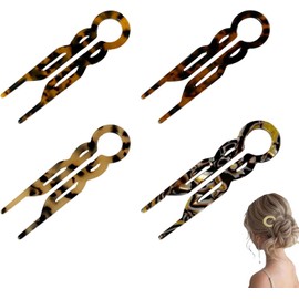 U-Shaped Hair Pin, 2025 New Hair Accessories, Elegant Hair Clips for Women, Suitable for All Hair Types(4PCS)