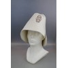 GMMH 5177-1061 Felt Cap Sauna Hat for Sauna with Embroidery