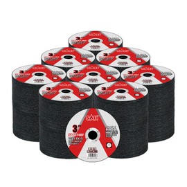 SALI 400 Pack Cut Off Wheels 3" x 1/16" x 3/8" Professional Stainless Steel for 3 in Angle Grinders and Die Grinders - Aggressive Cutting Up to 25000 RPM