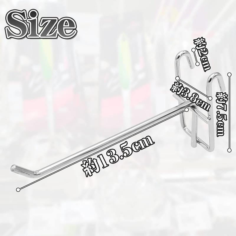 10 Pcs Mesh Net Hooks for Mesh Panel Display Hanging