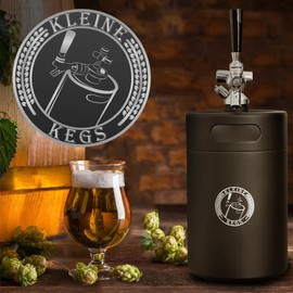 keline keg Mini Portable Draft Beer System 128 oz of craft beer on tap with co2 presurized regulator