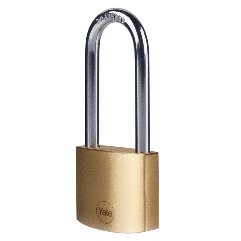 Yale Y110B/30/147/2 Yale-Y110B/30/127/2 Standardsicherheit 30 mm Messing Vorhängeschloss Padlock, Brass,